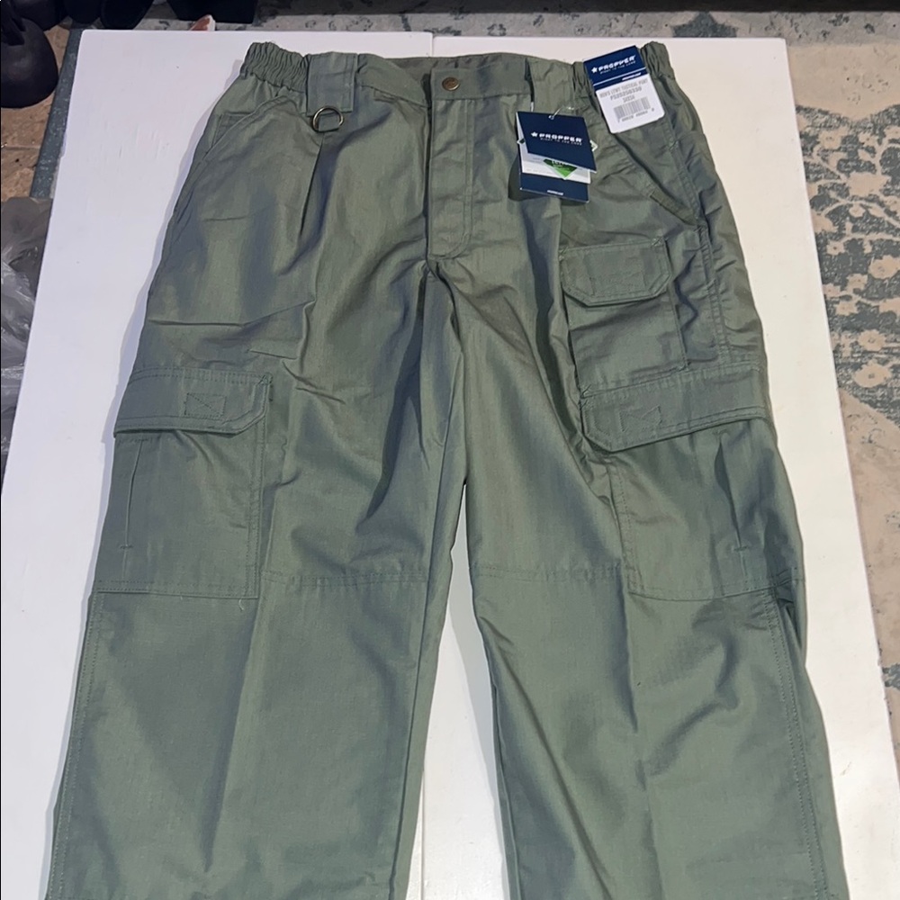 Propper Sage Green Cargo lightweight tactical Pants 34